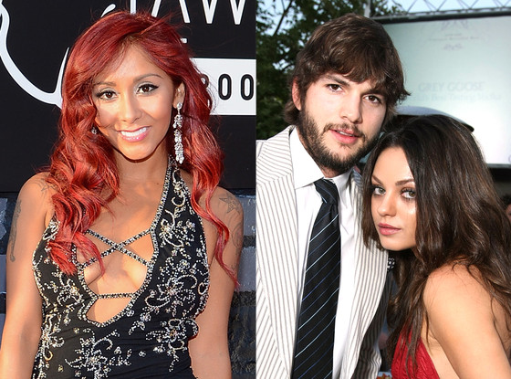 Ashton Kutcher, Mila Kunis, Snooki Ashton Kutcher, Mila Kunis, Snooki